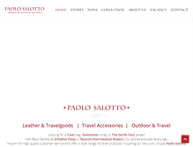 Tablet Screenshot of paolo-salotto.com